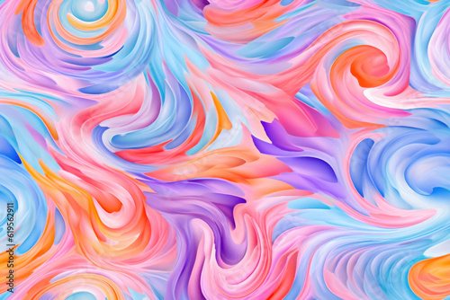 Abstract Tie Dye Artwork for Print and Web. Generative AI