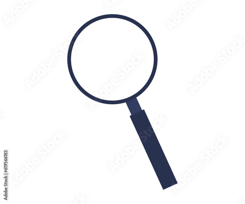 Magnifying glass with a handle 