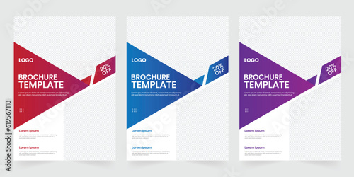 a set of business marketing and corporate a4 flier template, company flier print element graphic layout, abstract vector leaflet bundle design