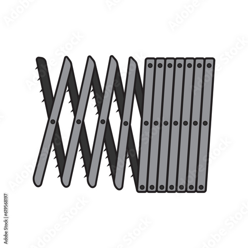 kids drawing Vector illustration roadway stinger flat cartoon isolated