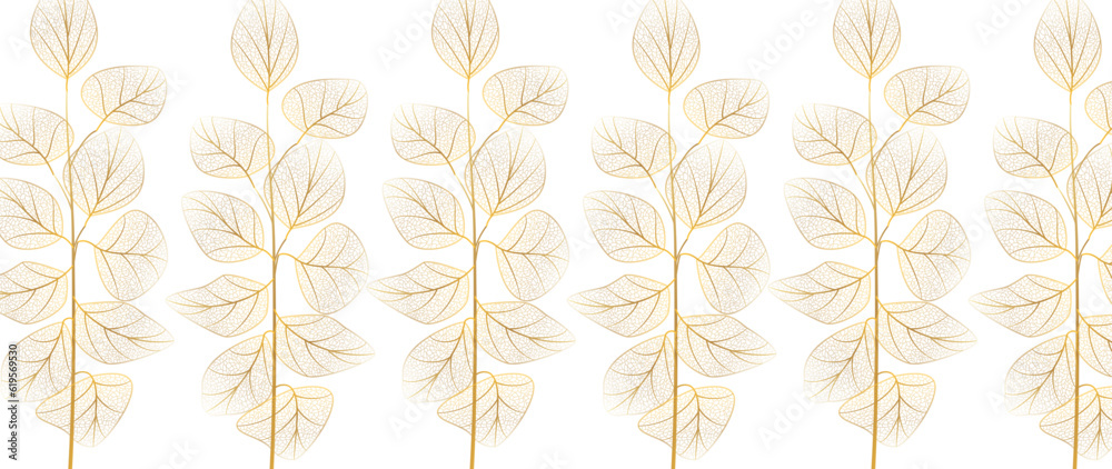 Fototapeta premium Beautiful background with leaves vein. Vector illustration.