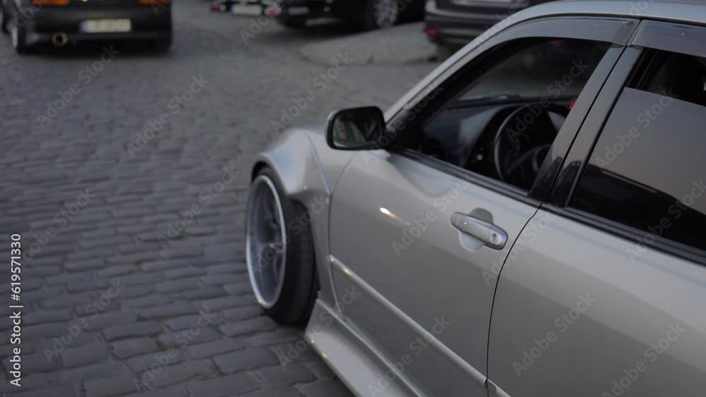 the tuned car goes slow with slowly tuned wheel and body modifications the tuned car goes slow with slowly tuned wheel and body modifications