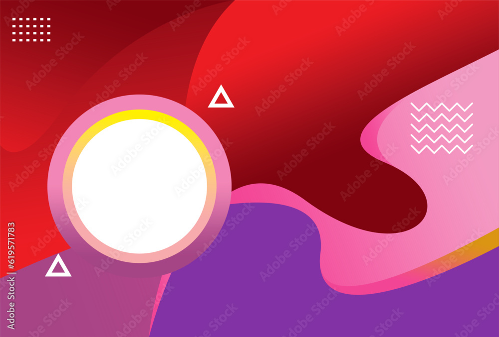Abstract Colorful Gradient Red Background Wave minimalistic background, gradient website template