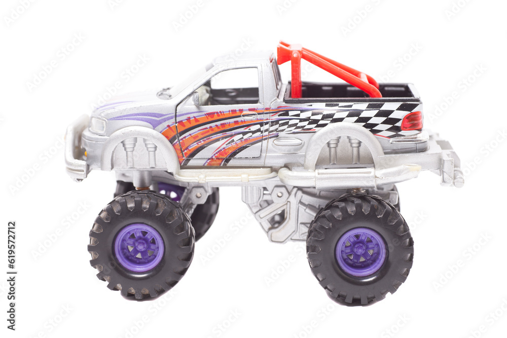 toy car isolated on white background