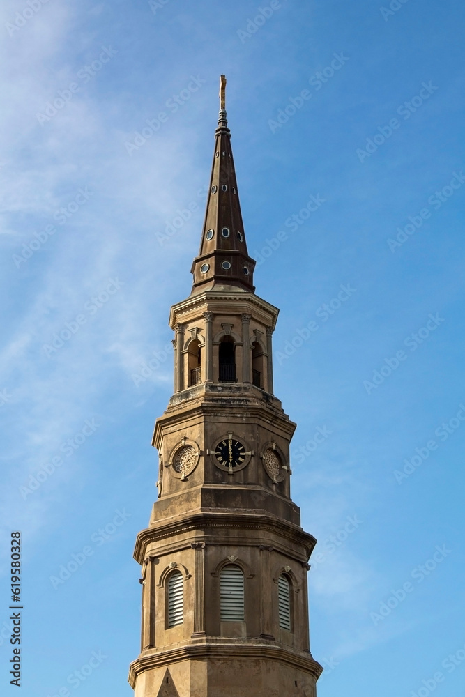 St Philip's Church Steeple in Charleston, SC