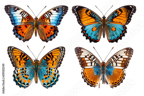 butterfly isolated on transparent background ,generative ai © sipalingPNG