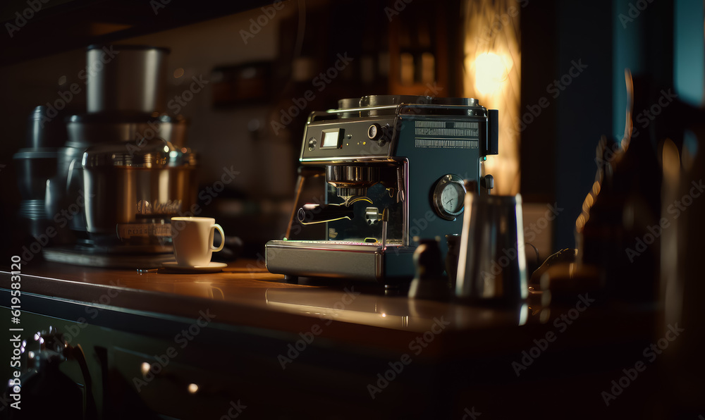 Old fashioned coffee machine