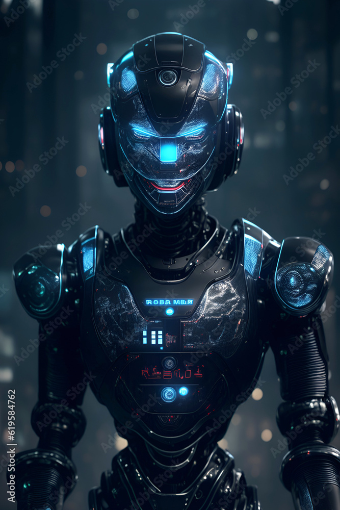 Fototapeta premium Robot man, the future that could await us