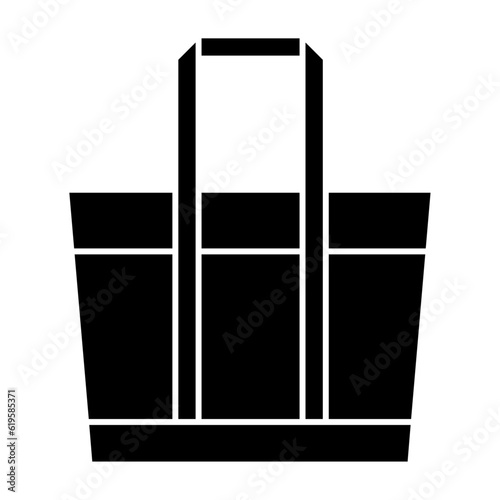 トートバッグのシルエット