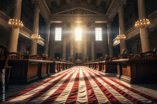 united states supreme court building,ai generative photo
