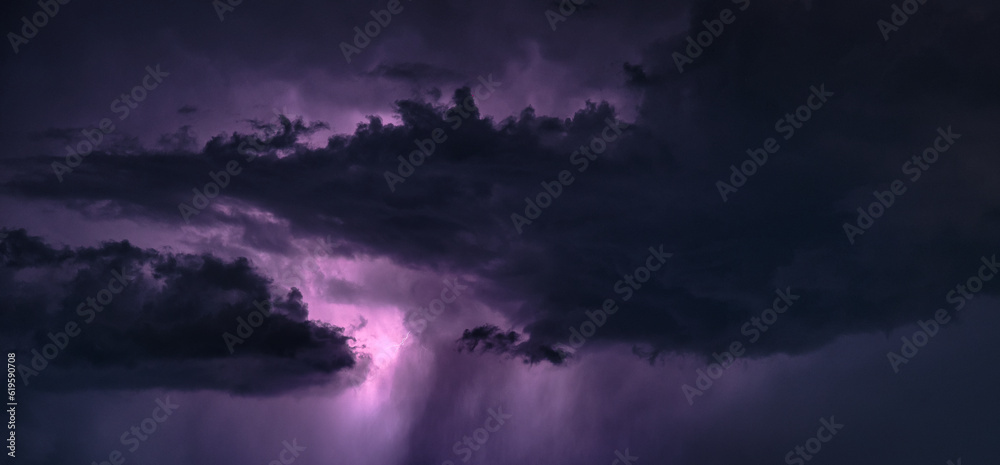 Night sky with various lightning in natural colors Night sky with various lightning in natural colors