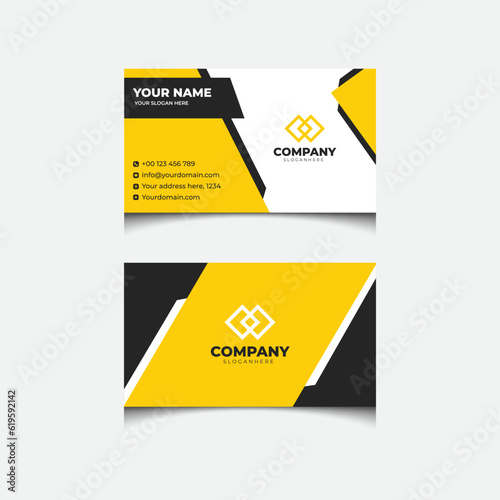 Modern Creative Corporate Business Card Design business card template