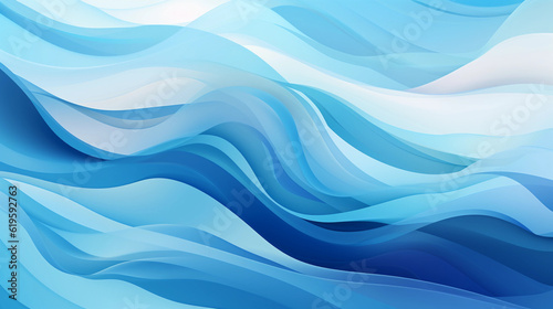 Blue wavy background