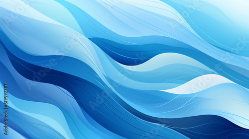 Blue wavy background