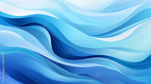 Blue wavy background