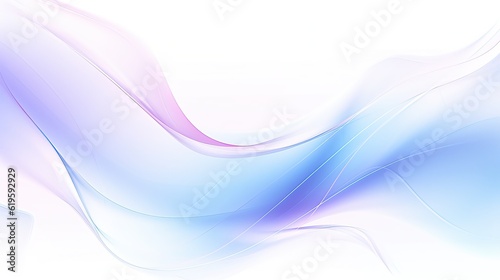 Soft Blue Light Silk Waves background. Abstract soft color design surface with wavy borders and curves. Generative AI.