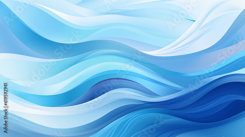 Blue wavy background