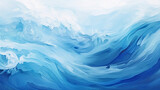 Blue wavy background