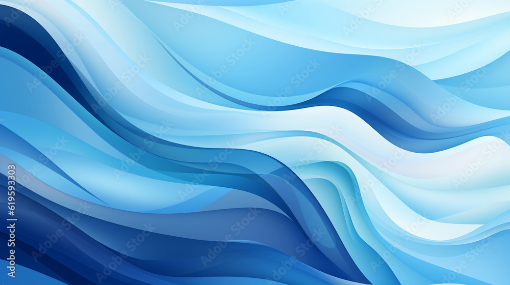 Blue wavy background