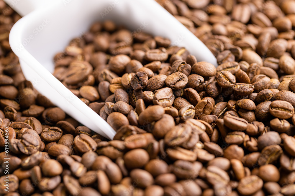 Roasted coffee beans pattern texture Roasted coffee beans pattern texture