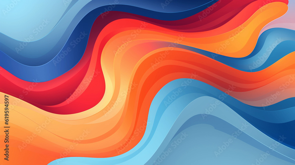 colorful background with dynamic waves