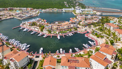 Fototapeta Naklejka Na Ścianę i Meble -  Marina de Cap Cana, Punta Cana, Dominican Republic.