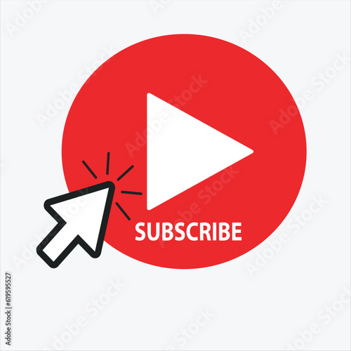 Subscribe button sign