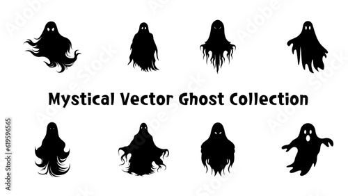 Hauntingly Beautiful Vector Ghost Illustrations
