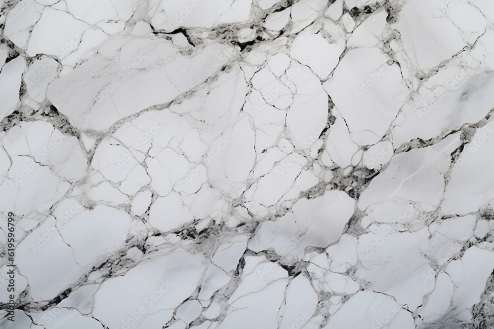 Aesthetic appeal of white marble texture with stunning natural patterns. Generative AI Aesthetic appeal of white marble texture with stunning natural patterns. Generative AI