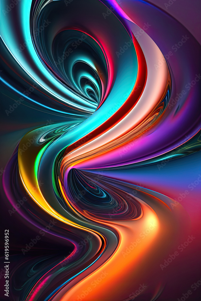 Image of colorful abstract shapes Image of colorful abstract shapes