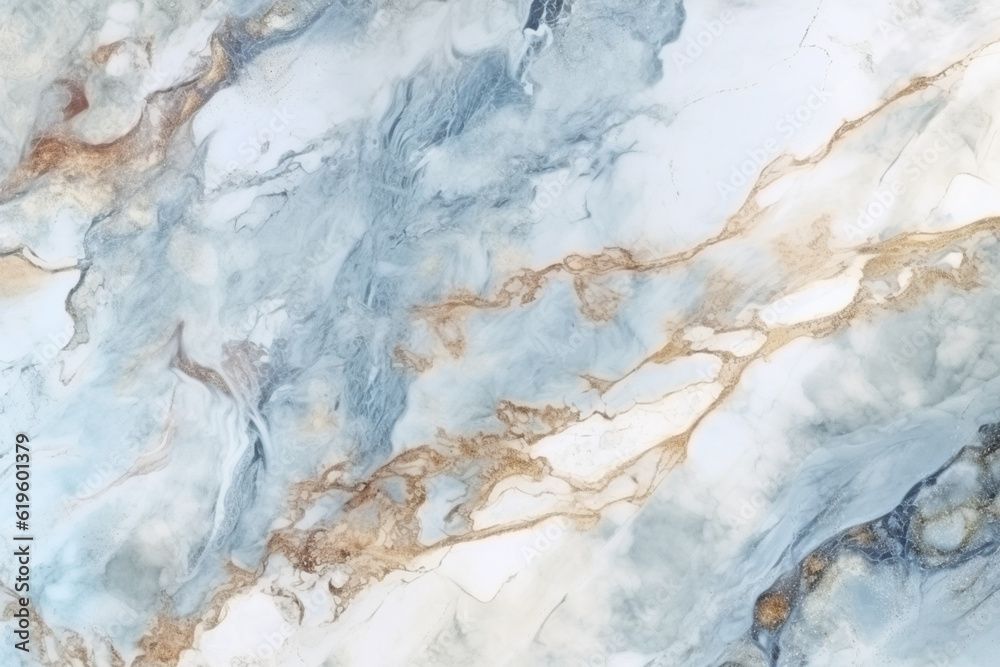 Natural background with a blend of watercolor wash and marble pattern texture. Generative AI