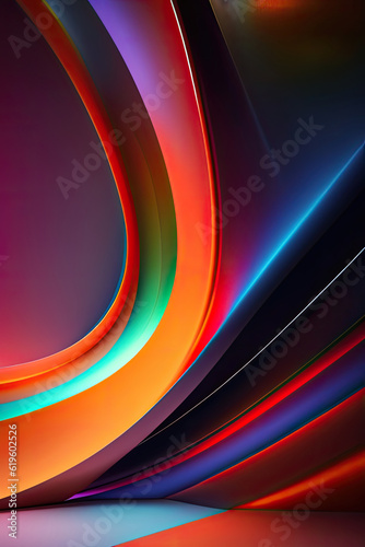 Image of colorful abstract shapes