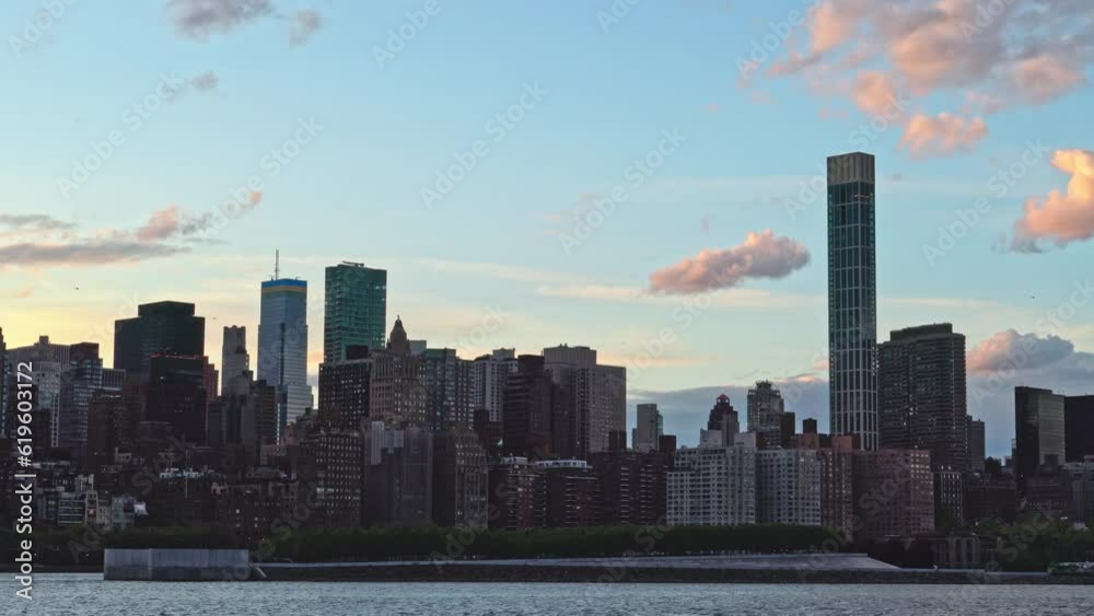 The East River separates Manhattan from Brooklyn and Queens The East River separates Manhattan from Brooklyn and Queens