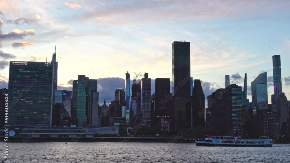 The East River offers stunning views of Manhattan The East River offers stunning views of Manhattan
