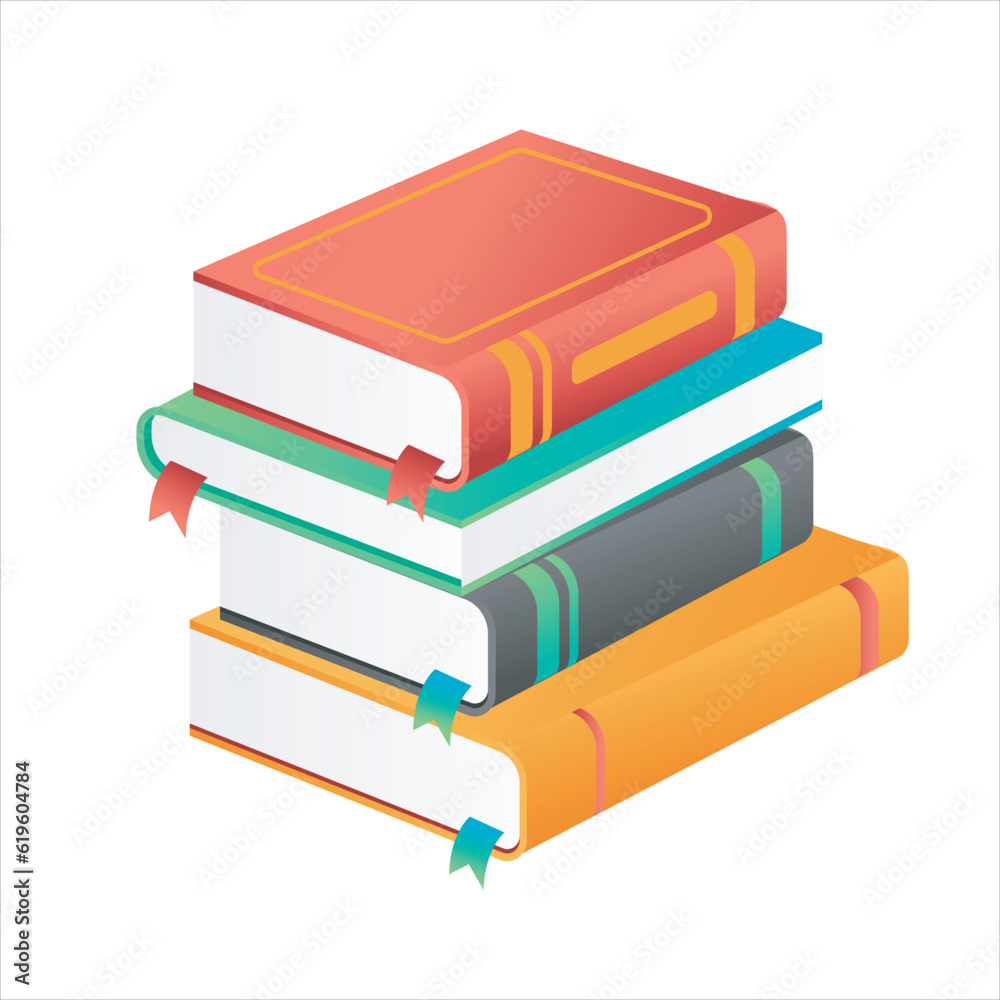 stack of colorful books stack of colorful books