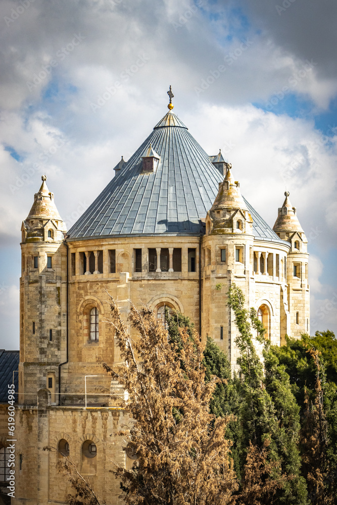 St. Junipero Serra Franciscan Monastery, view from ramparts walk, jerusalem, old city, ramparts walk, israel, middle east