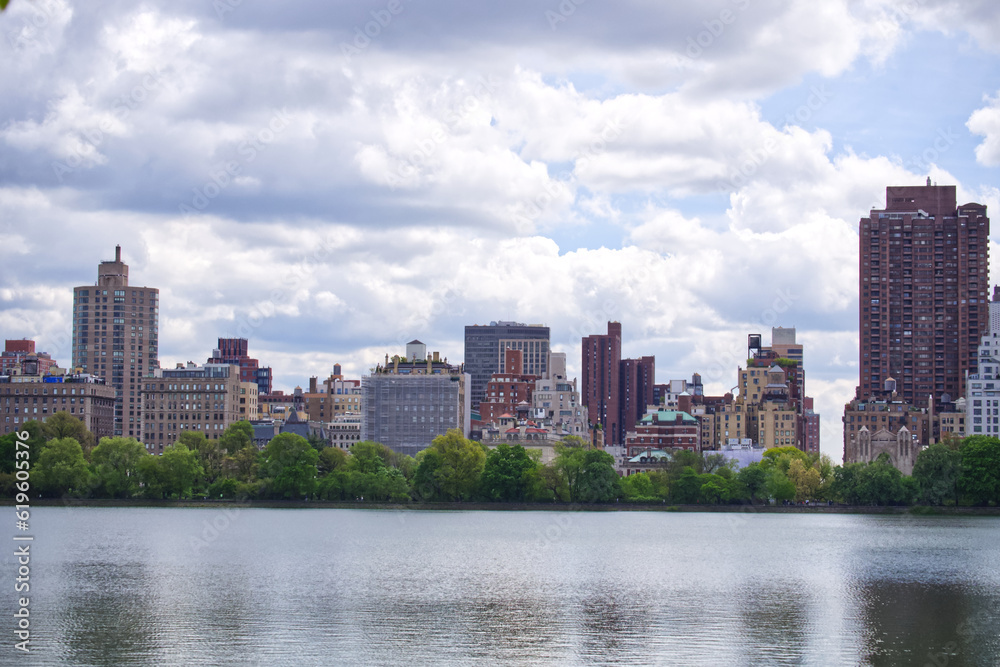 The lake in Central Park in New York The lake in Central Park in New York