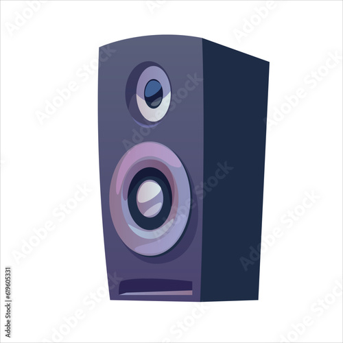 speakers isolated on white background