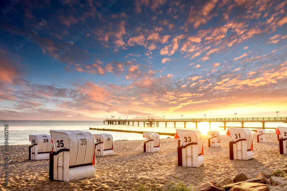 Seebad Kuehlungsborn, Ostsee, Deutschland 