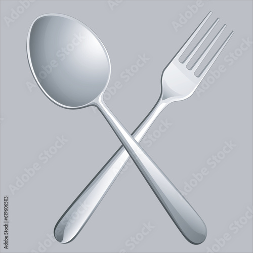Spoon and fork icon
