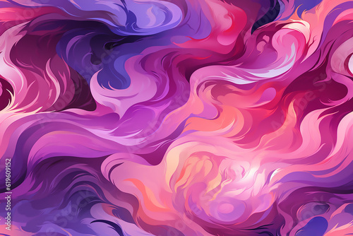 abstract colorful seamless background pattern. Generative Ai