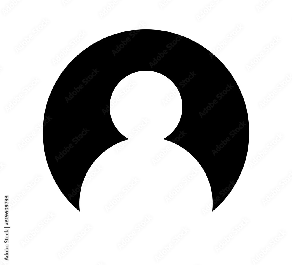 Profile icon. Person, man icon. Vector profile avatar for website, app, etc. Profile icon. Person, man icon. Vector profile avatar for website, app, etc.