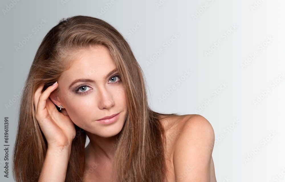 Beautiful smiling young female Model posing Beautiful smiling young female Model posing