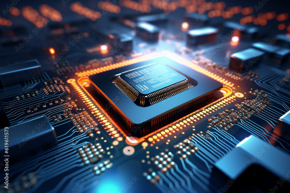Artificial Intelligence chip image