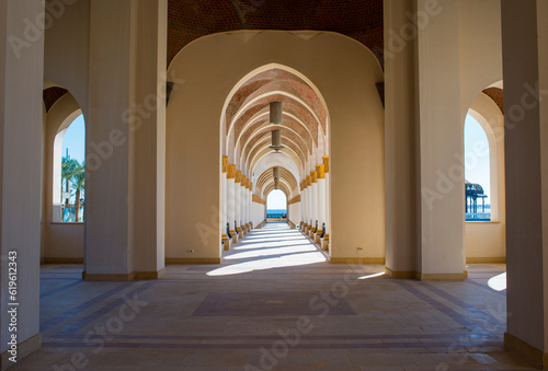 interior of the mosque