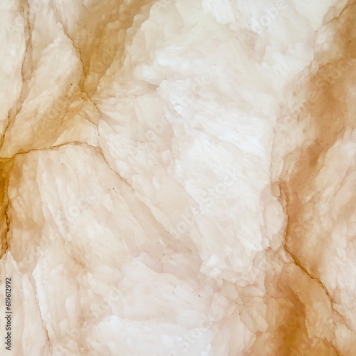Tableau sur toile Pattern of nature alabaster stone wall in room. Interior concept.