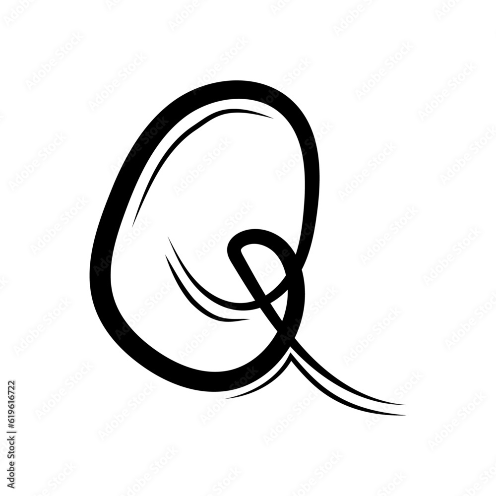 Q Creative font Q Creative font
