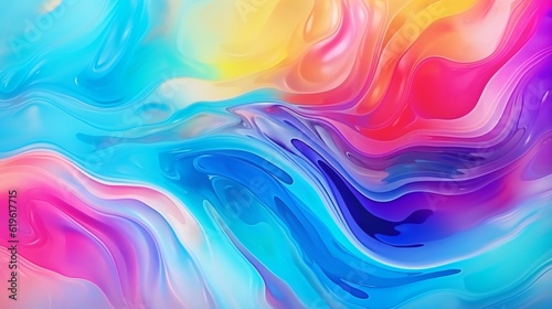 A vibrant and colorful abstract background with a mix of blue, pink, and yellow hues