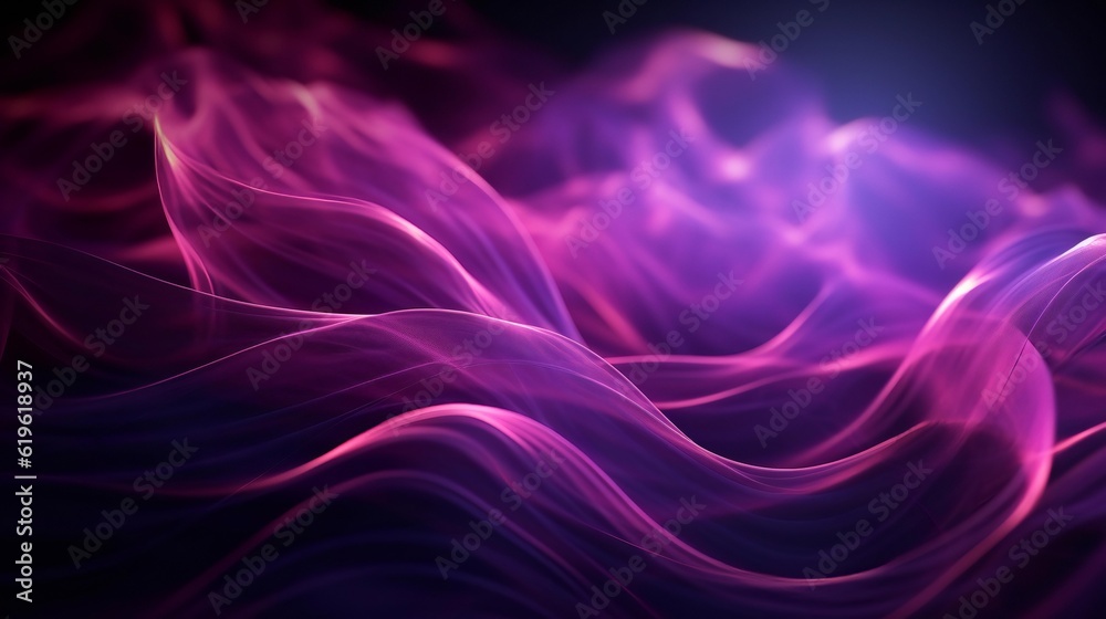 A vibrant and colorful abstract background with flowing wavy lines