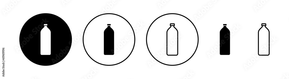Bottle icon set for web and mobile app. bottle sign and symbol Bottle icon set for web and mobile app. bottle sign and symbol